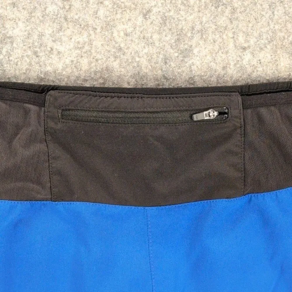 The North Face Shorts Mens Medium Black Colorblock Flight Series Running Lined